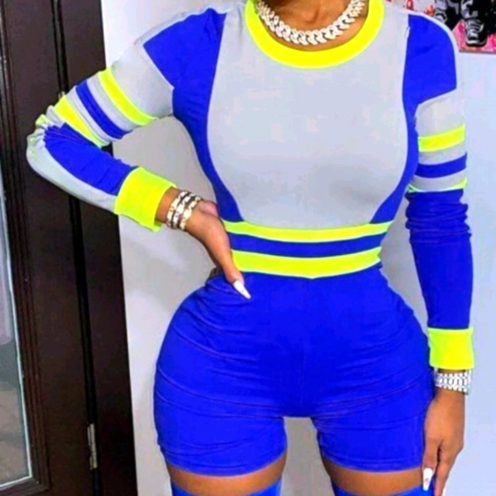 New Colorblock Sportswear Romper